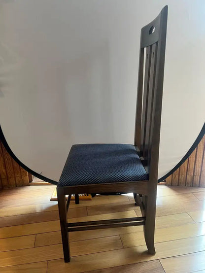 Charles Rennie Mackintosh MCM Ingram Dining Chairs for Cassina, Set of 12
